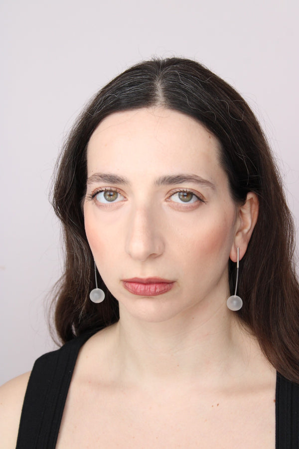 Agapurni NO.11 in Clear Opaque |Earrings|
