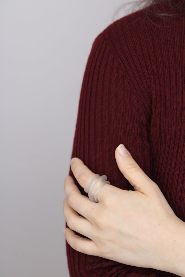 Agapurni NO. 1 in Clear Opaque |Ring|