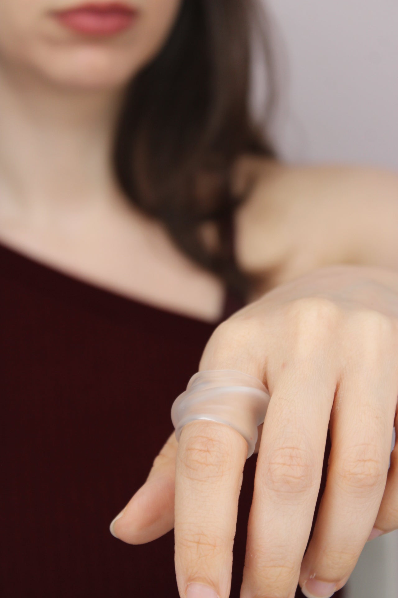 Agapurni NO. 1 in Clear Opaque |Ring|