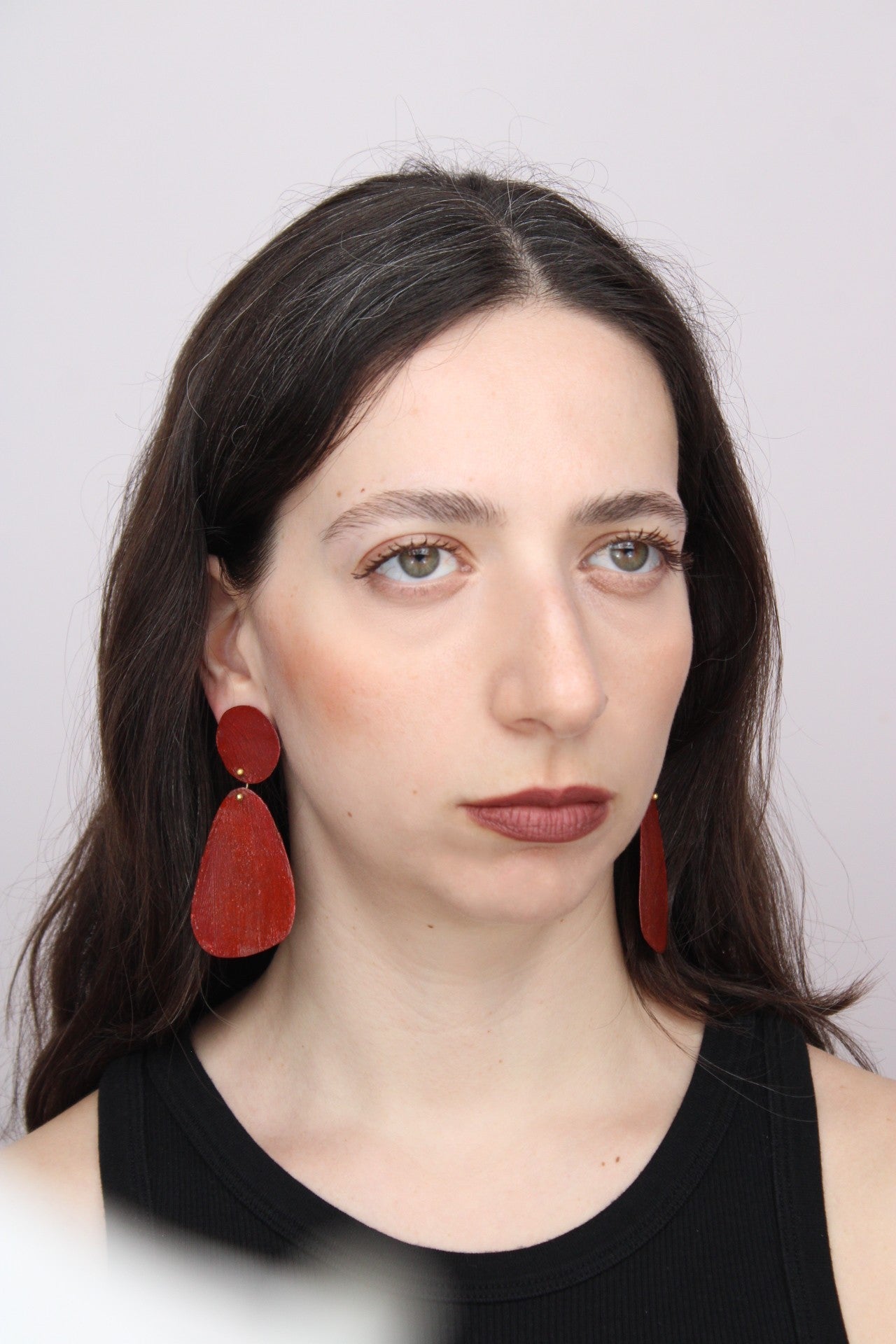 Astratto NO.4 in Aragosta |Earrings|
