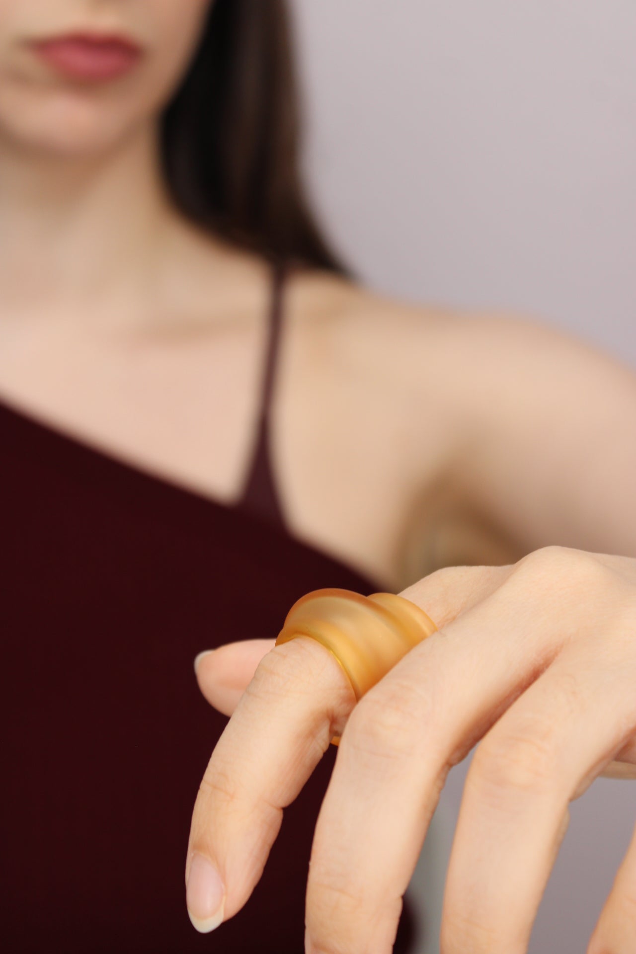 Agapurni NO. 1 in Golden Opaque |Ring|