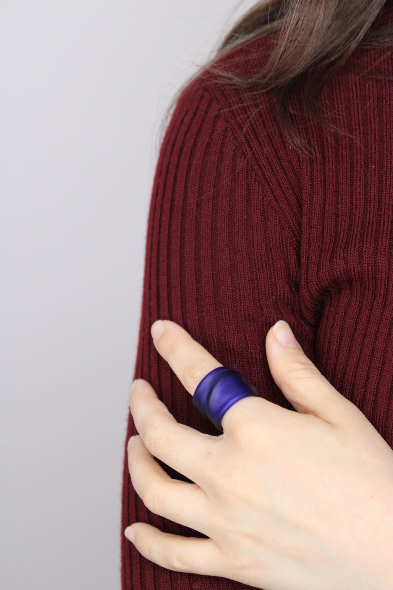 Agapurni NO.1 in Blue Opaque |Ring|