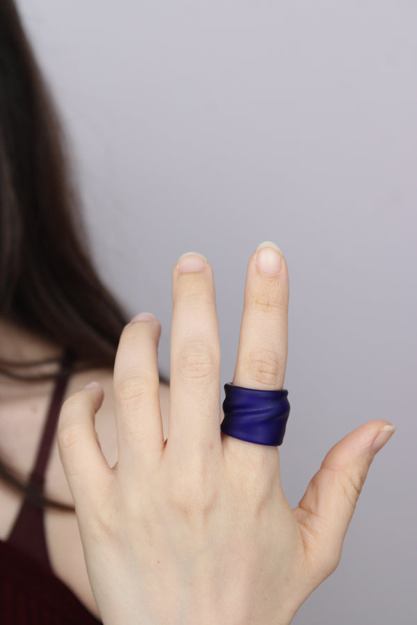 Agapurni NO.1 in Blue Opaque |Ring|