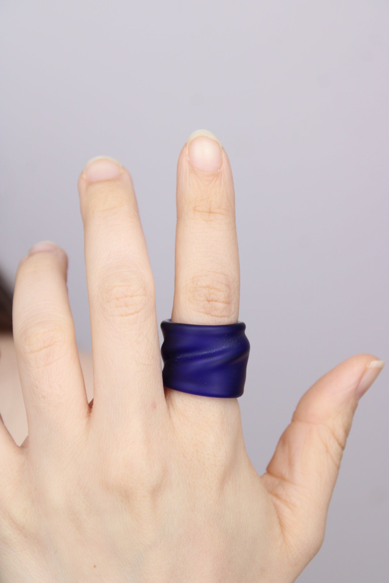 Agapurni NO.1 in Blue Opaque |Ring|