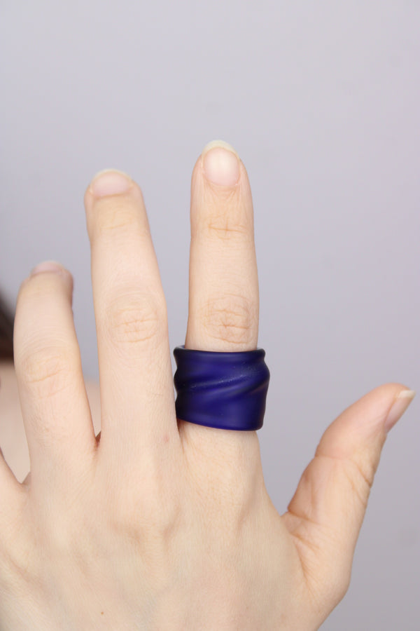 Agapurni NO.1 in Blue Opaque |Ring|
