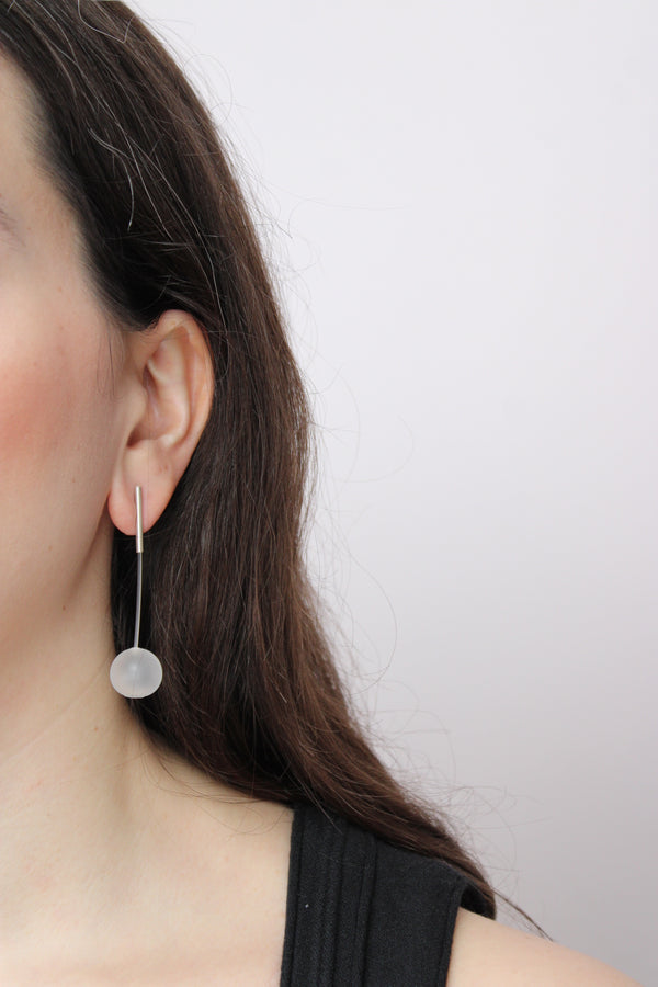Agapurni NO.11 in Clear Opaque |Earrings|