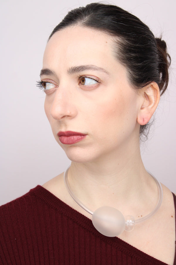 Agapurni NO.4 in Clear |Necklace|