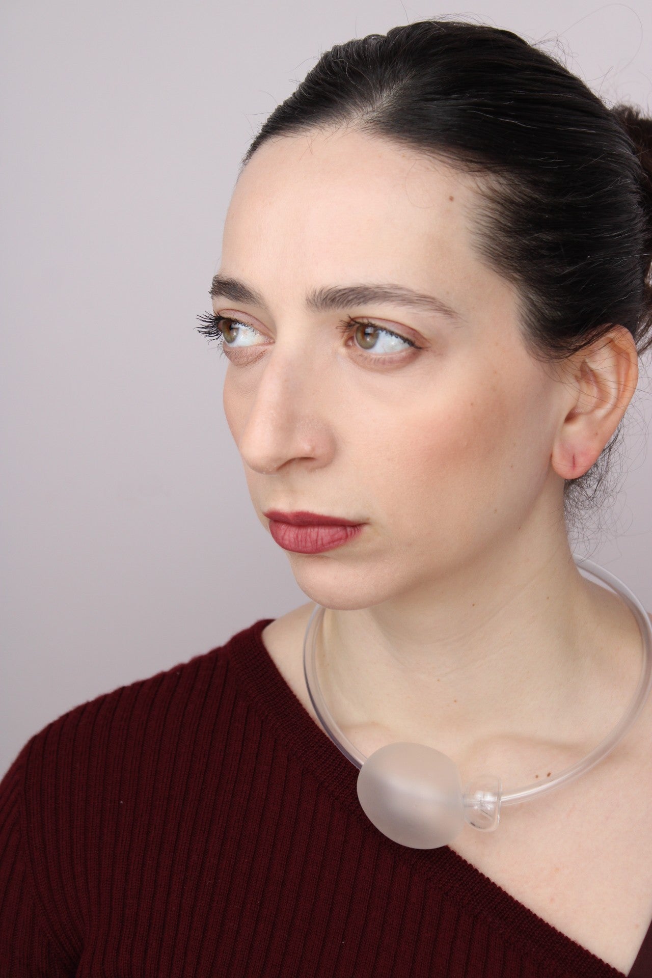 Agapurni NO.4 in Clear |Necklace|