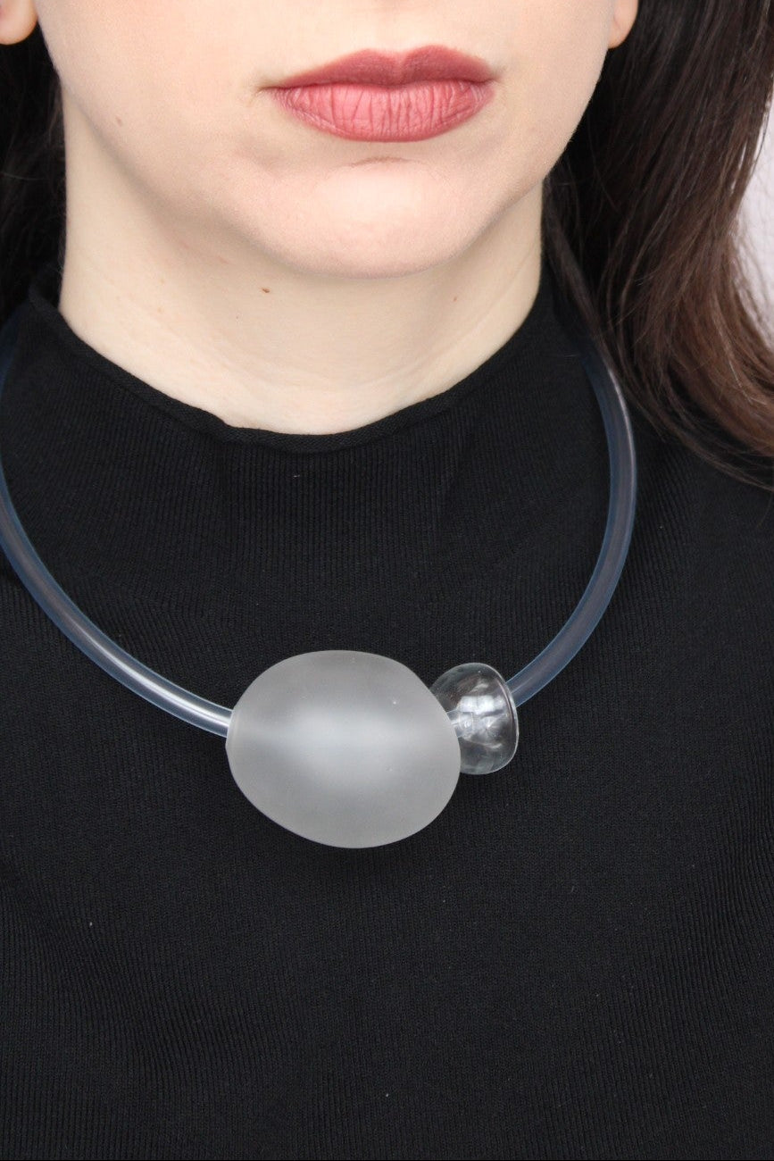 Agapurni NO.4 in Clear |Necklace|