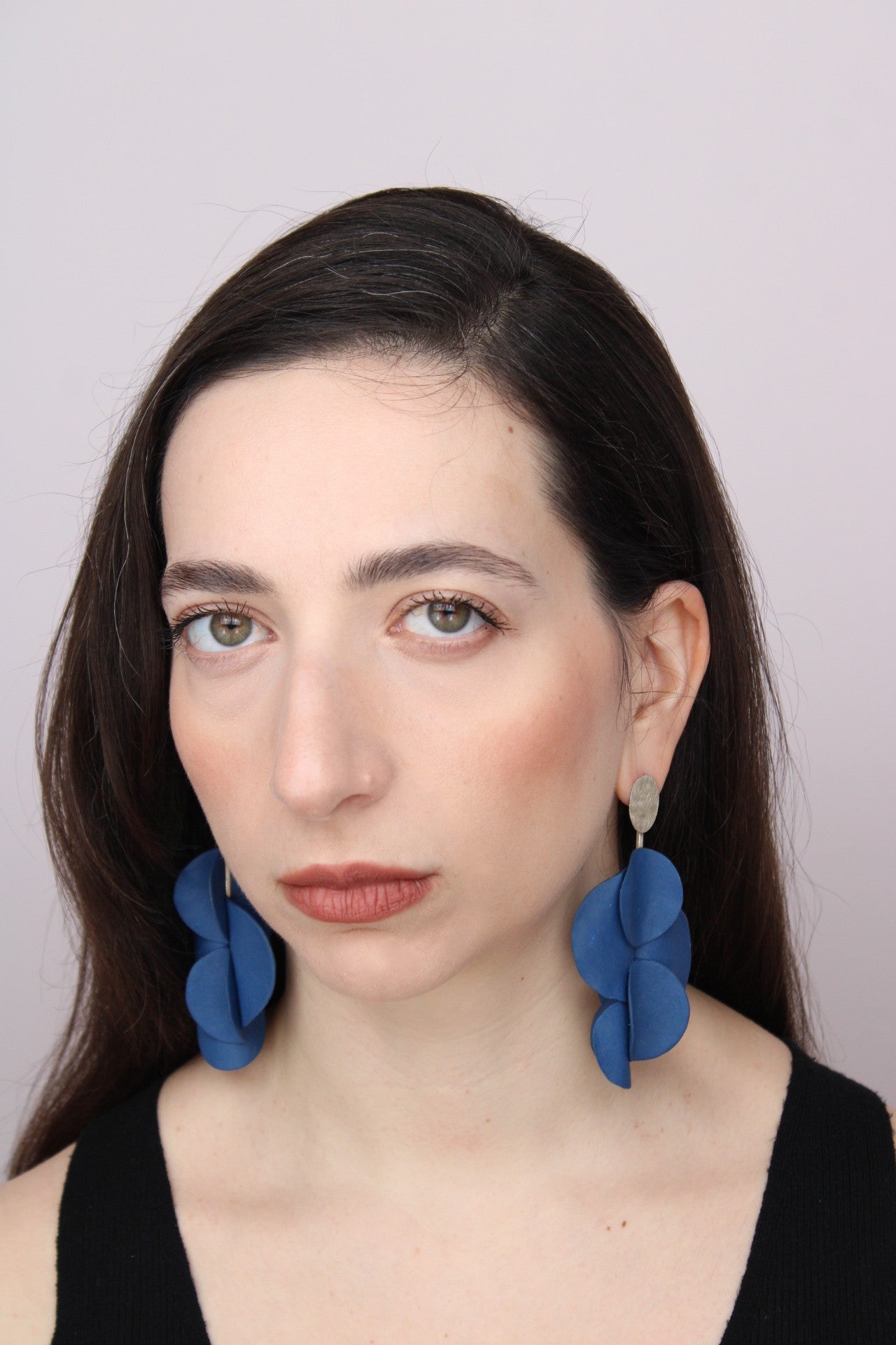 Orchidee In Blu |Earrings| - UNIQUE PIECE