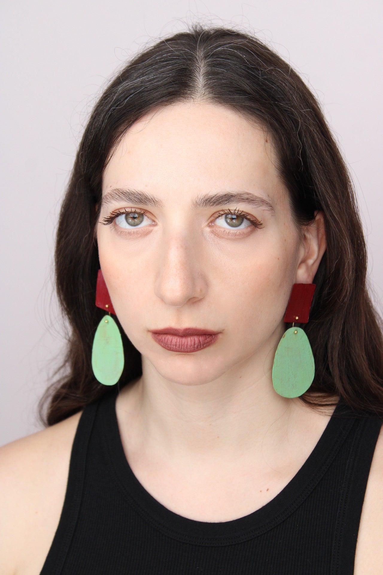 Astratto NO.2 in Fico di Settembre |Earrings|