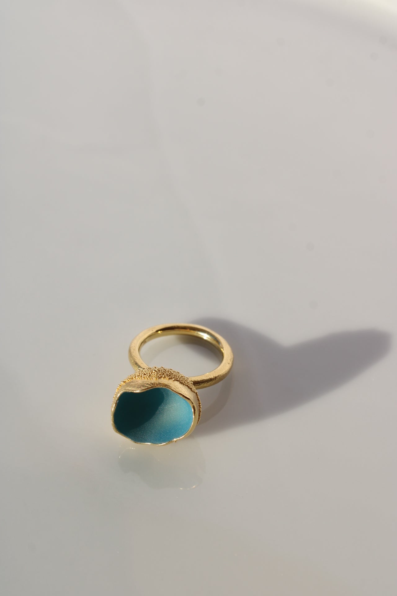 Schneebecherling - One Cup in Cobalt |Ring|