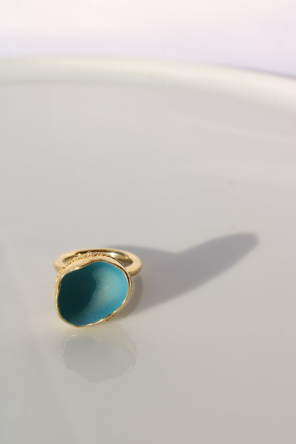 Schneebecherling - One Cup in Cobalt |Ring|