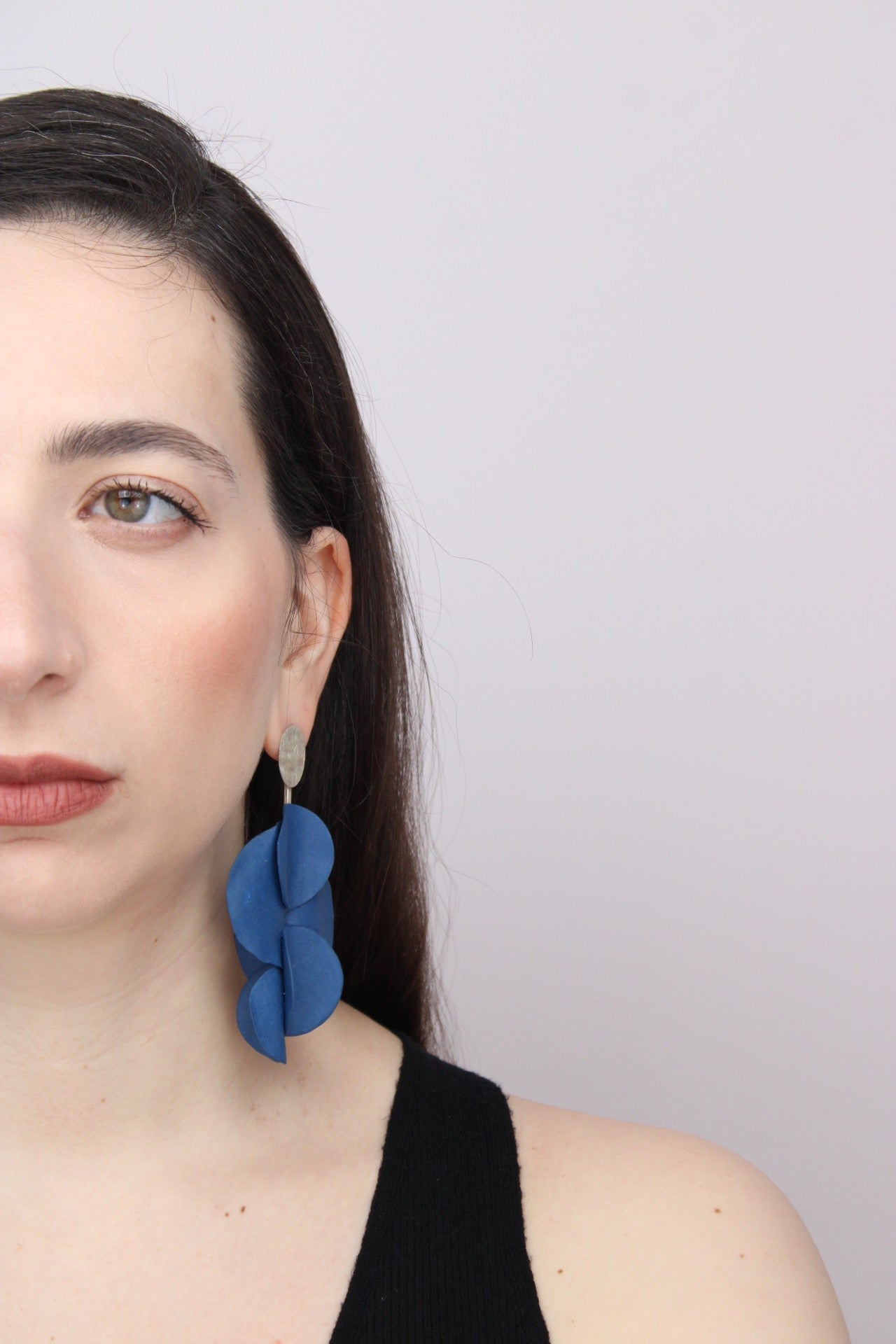 Orchidee In Blu |Earrings| - UNIQUE PIECE