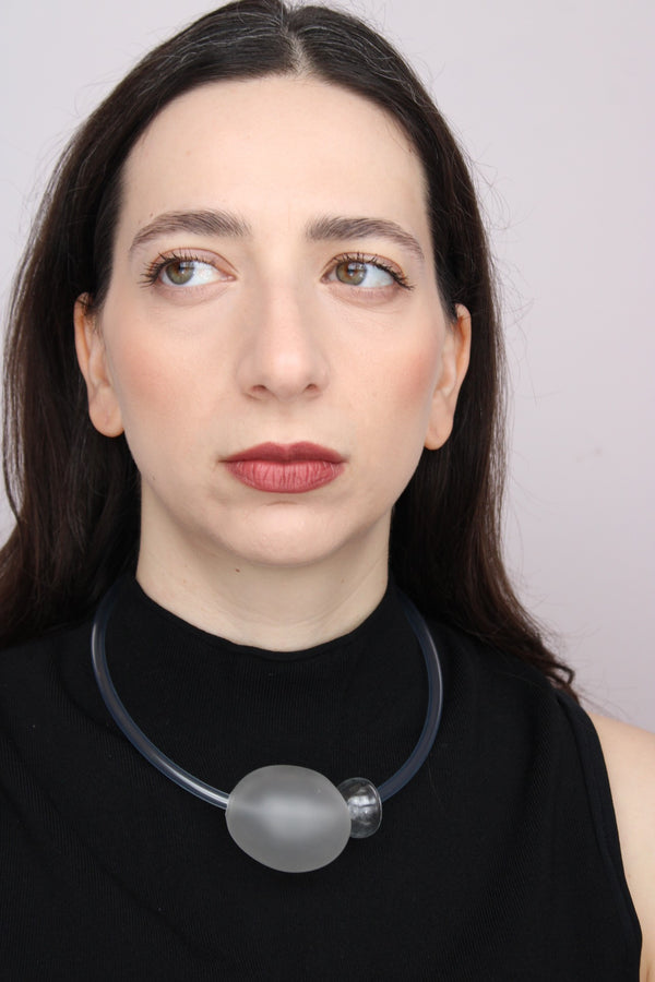 Agapurni NO.4 in Clear |Necklace|