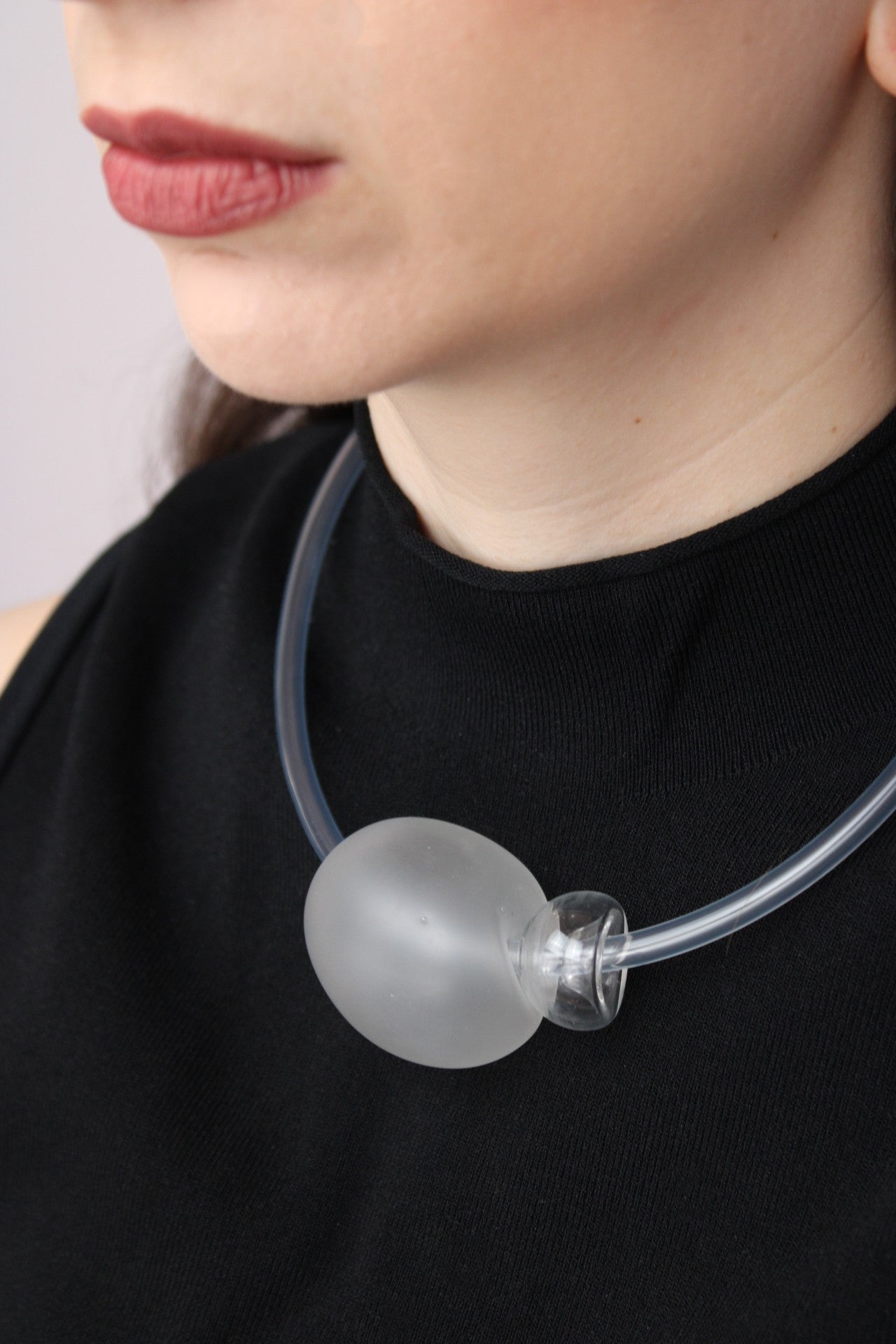 Agapurni NO.4 in Clear |Necklace|
