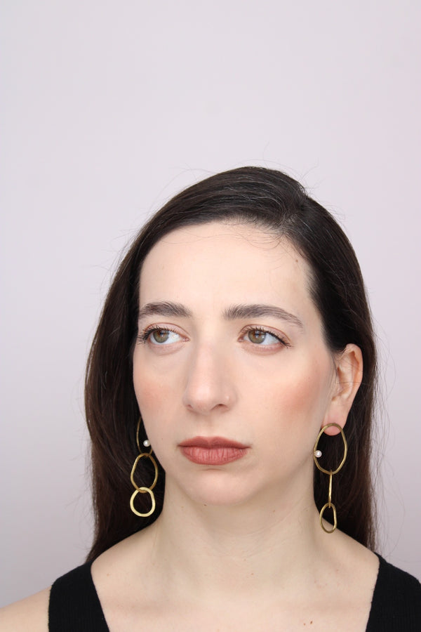 Forget-me-knot |Earrings|