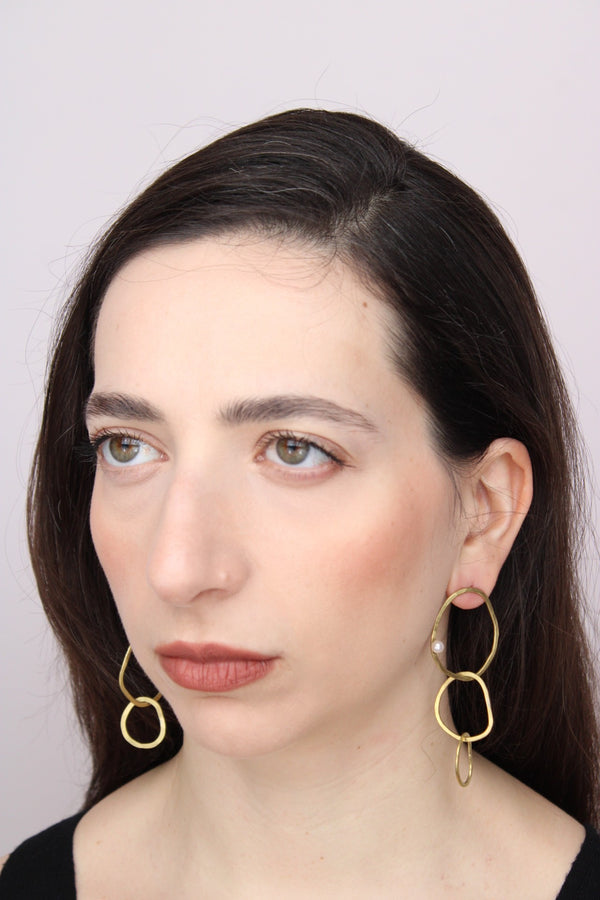 Forget-me-knot |Earrings|