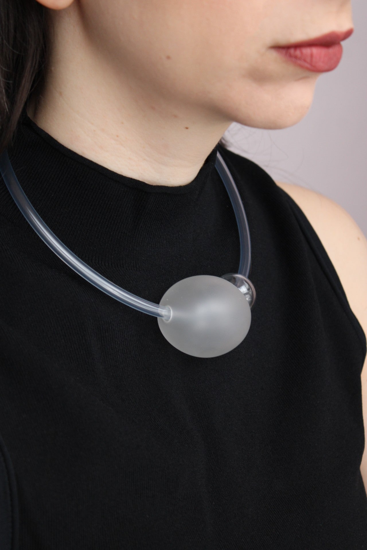 Agapurni NO.4 in Clear |Necklace|