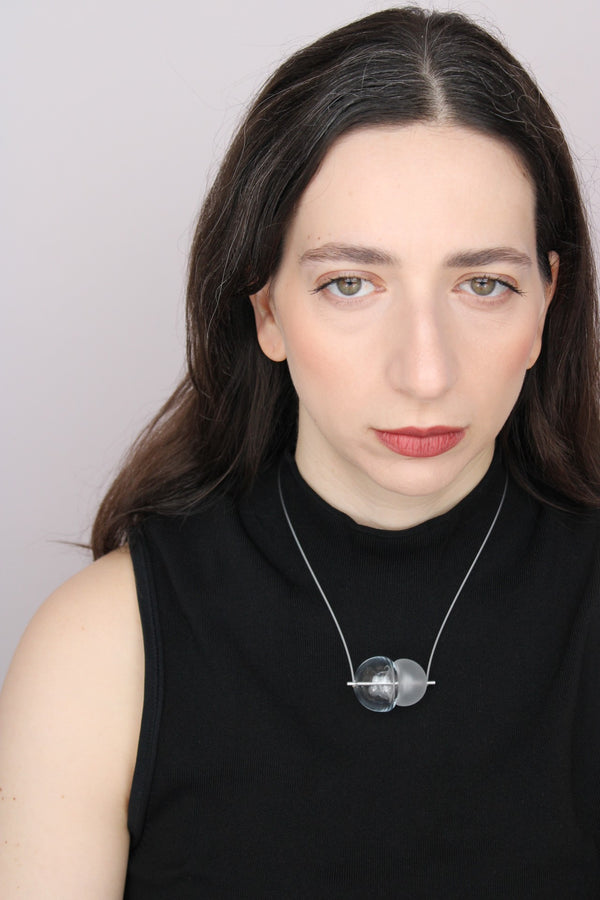 Agapurni NO.2 in Clear |Necklace|