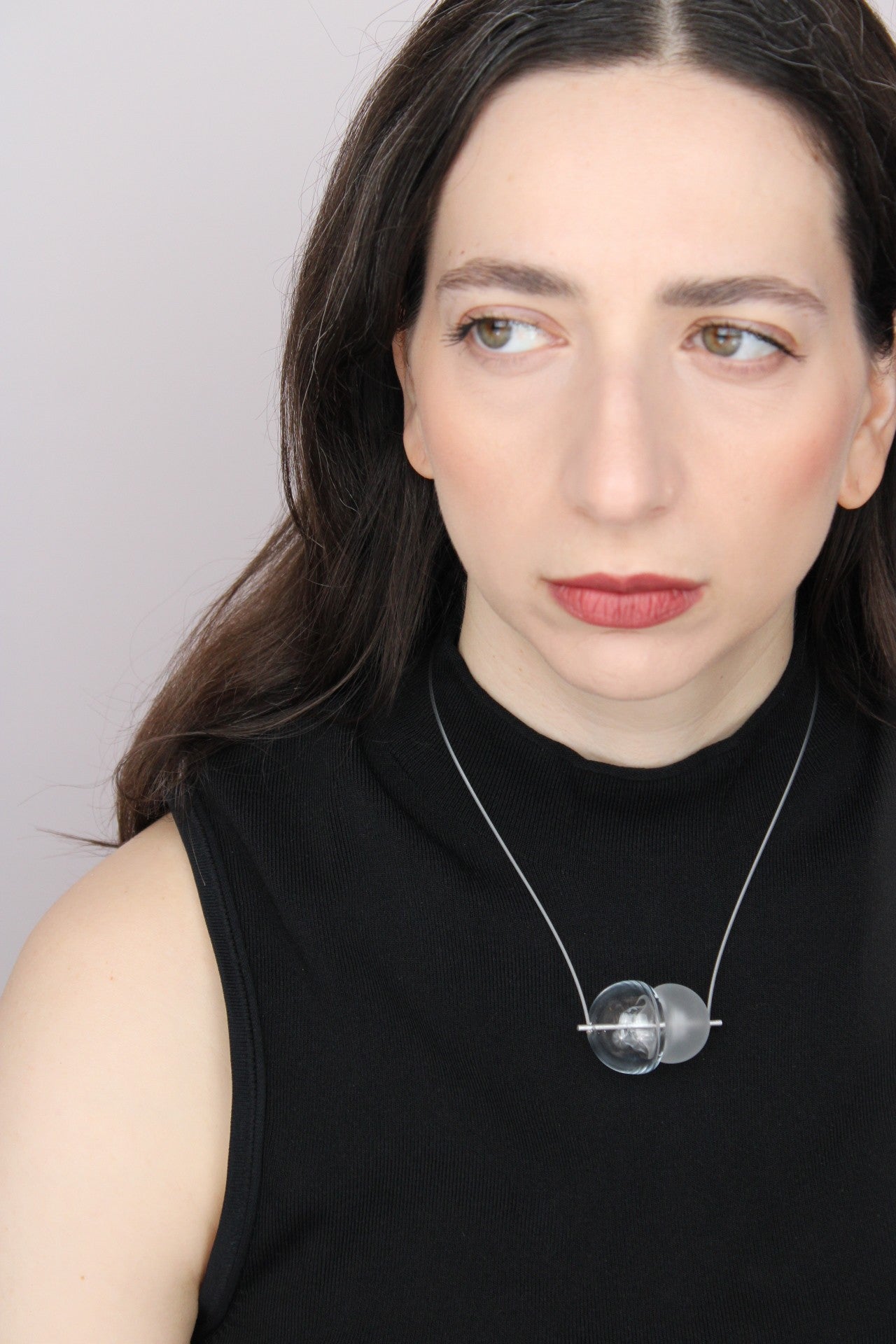 Agapurni NO.2 in Clear |Necklace|