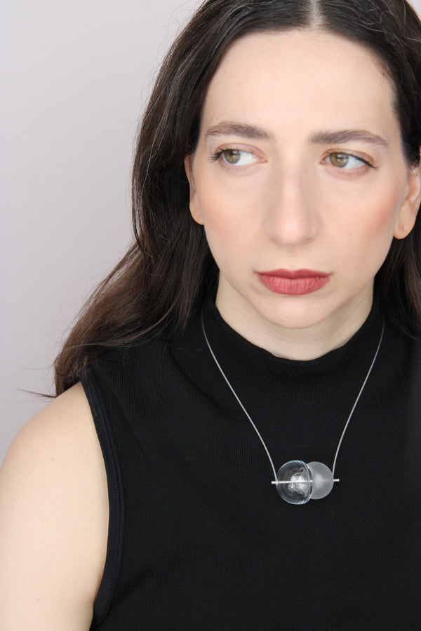 Agapurni NO.2 in Clear |Necklace|