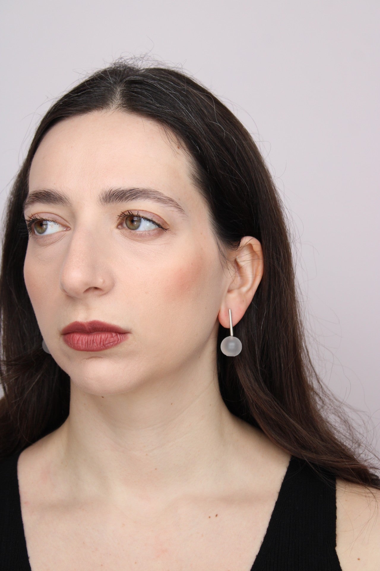 Agapurni NO.10 in Clear Opaque |Earrings|