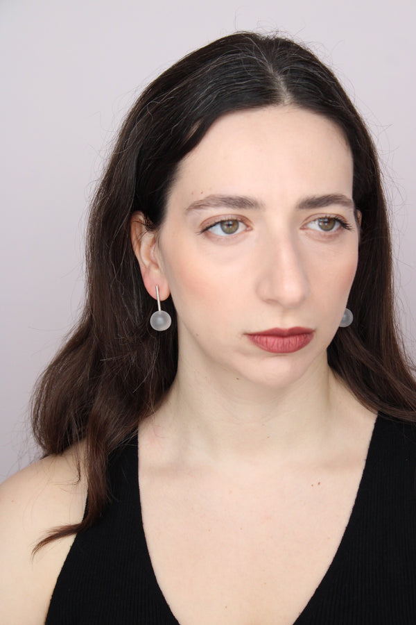 Agapurni NO.10 in Clear Opaque |Earrings|