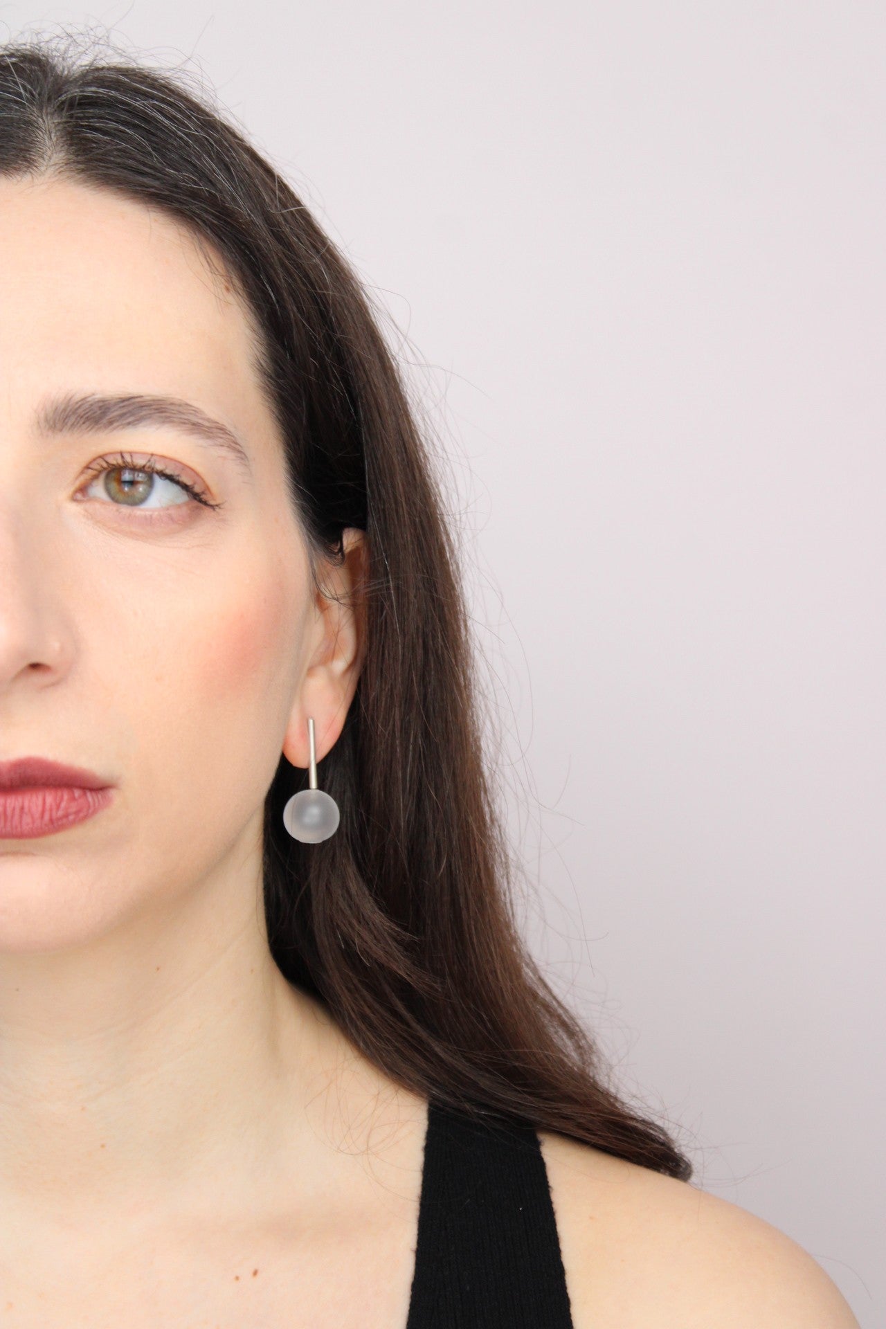 Agapurni NO.10 in Clear Opaque |Earrings|