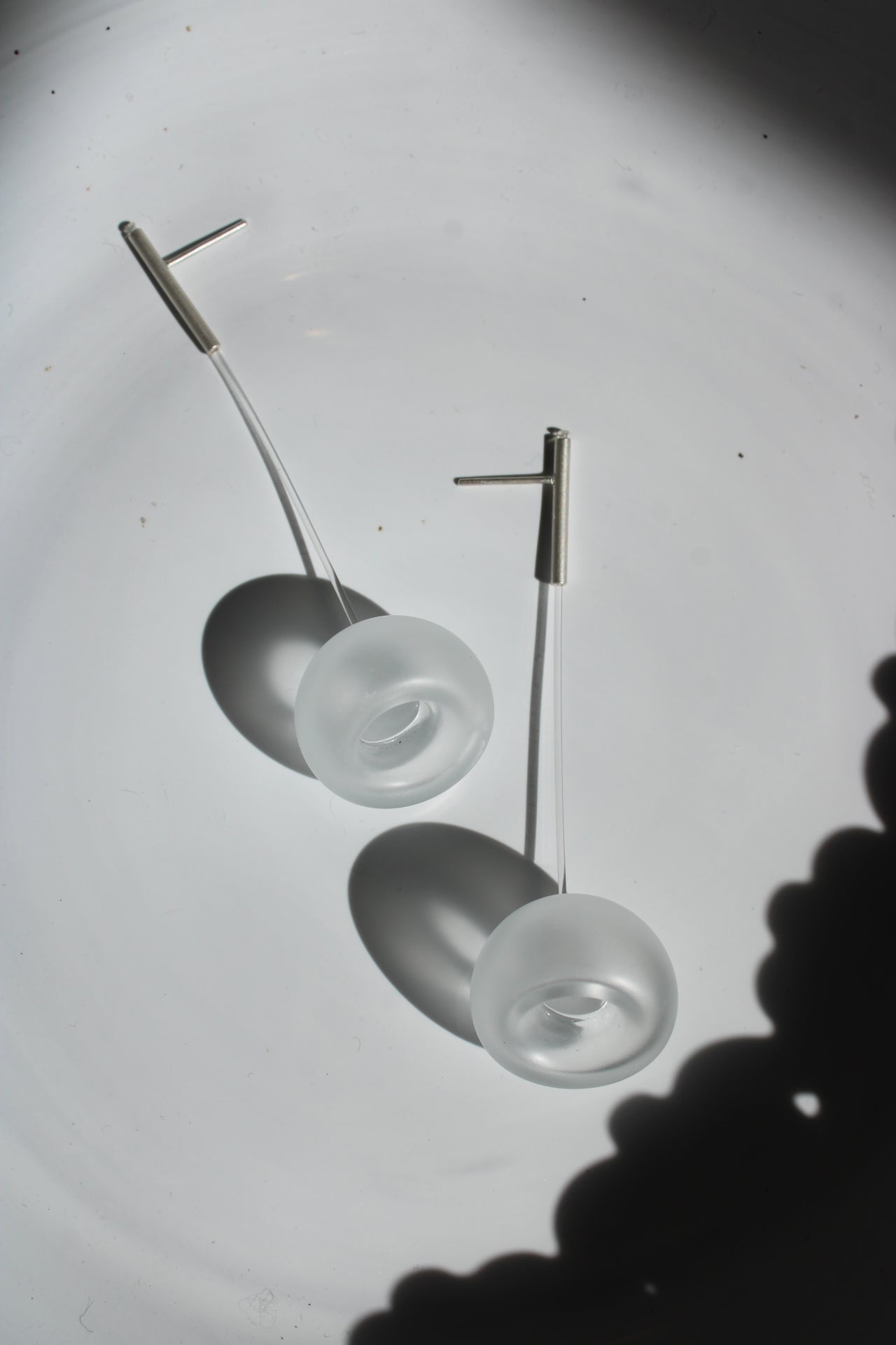 Agapurni NO. 3 in Clear Opaque |Earrings|