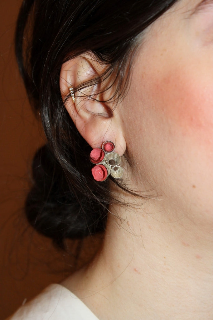 Flora Grappolo in Rosa |Earrings|