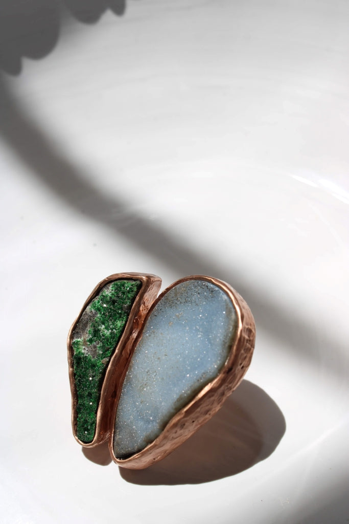 Earthy Heart |Ring| - UNIQUE PIECE