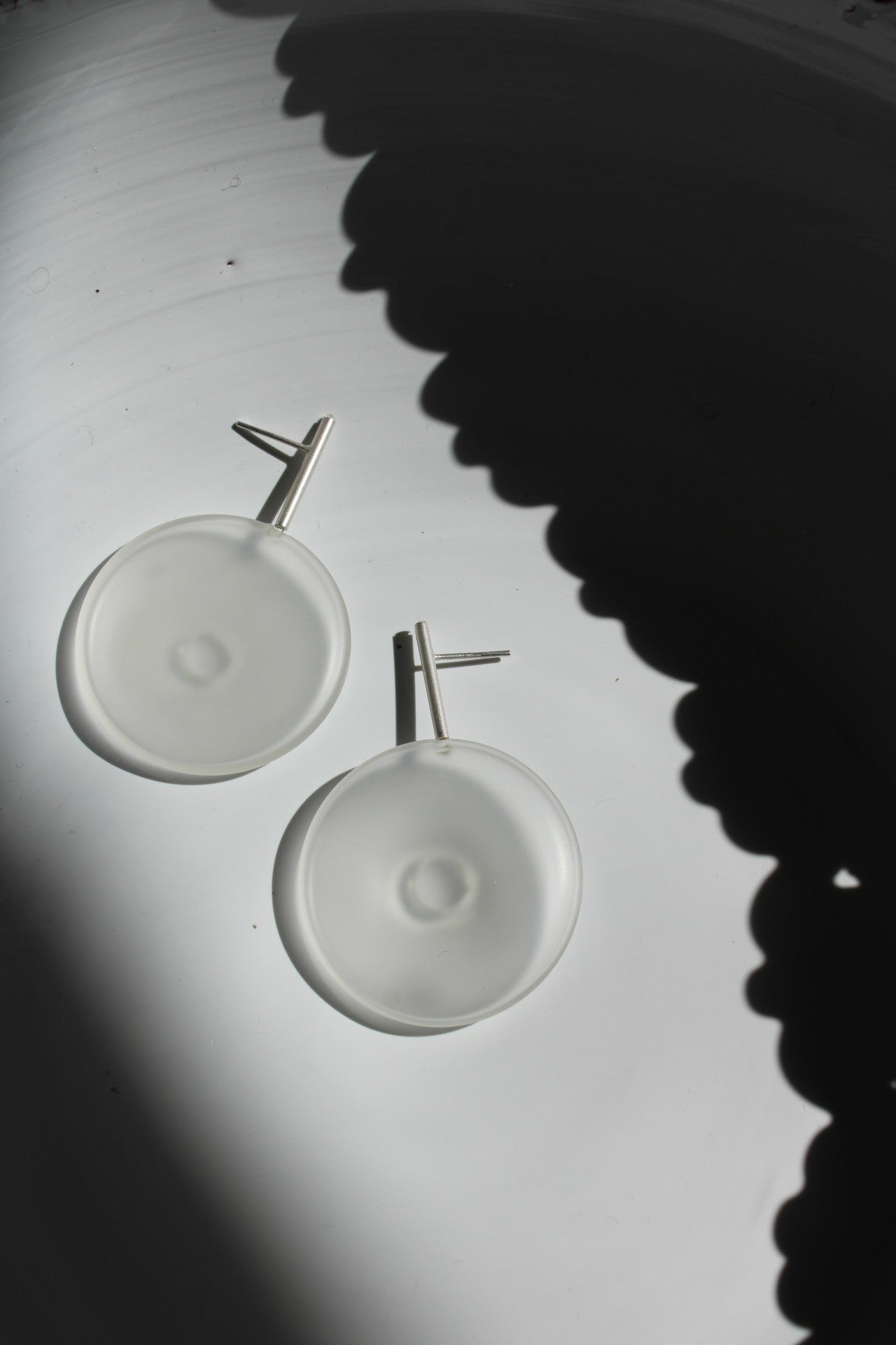 Agapurni NO. 8 in Clear Opaque |Earrings|
