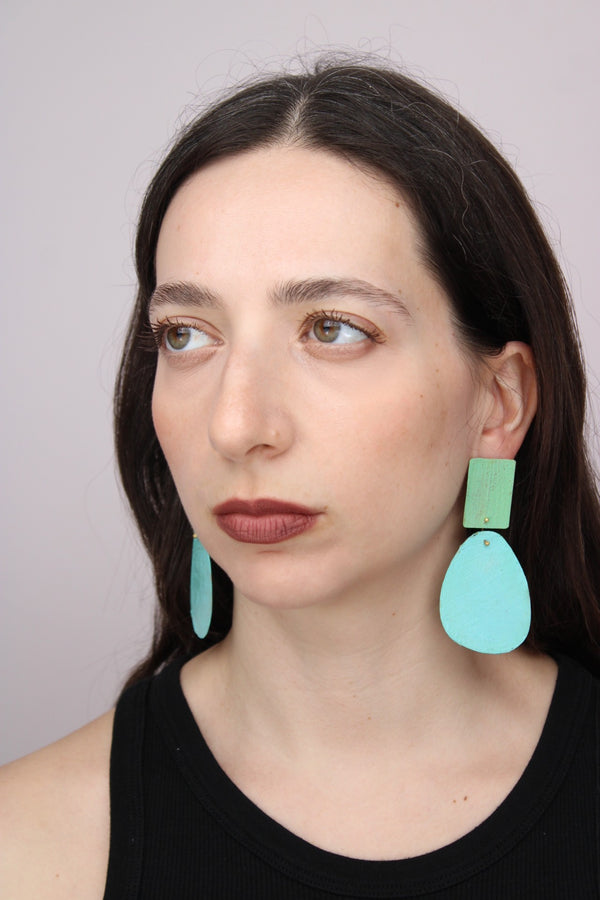 Astratto NO.2 in Atollo |Earrings|