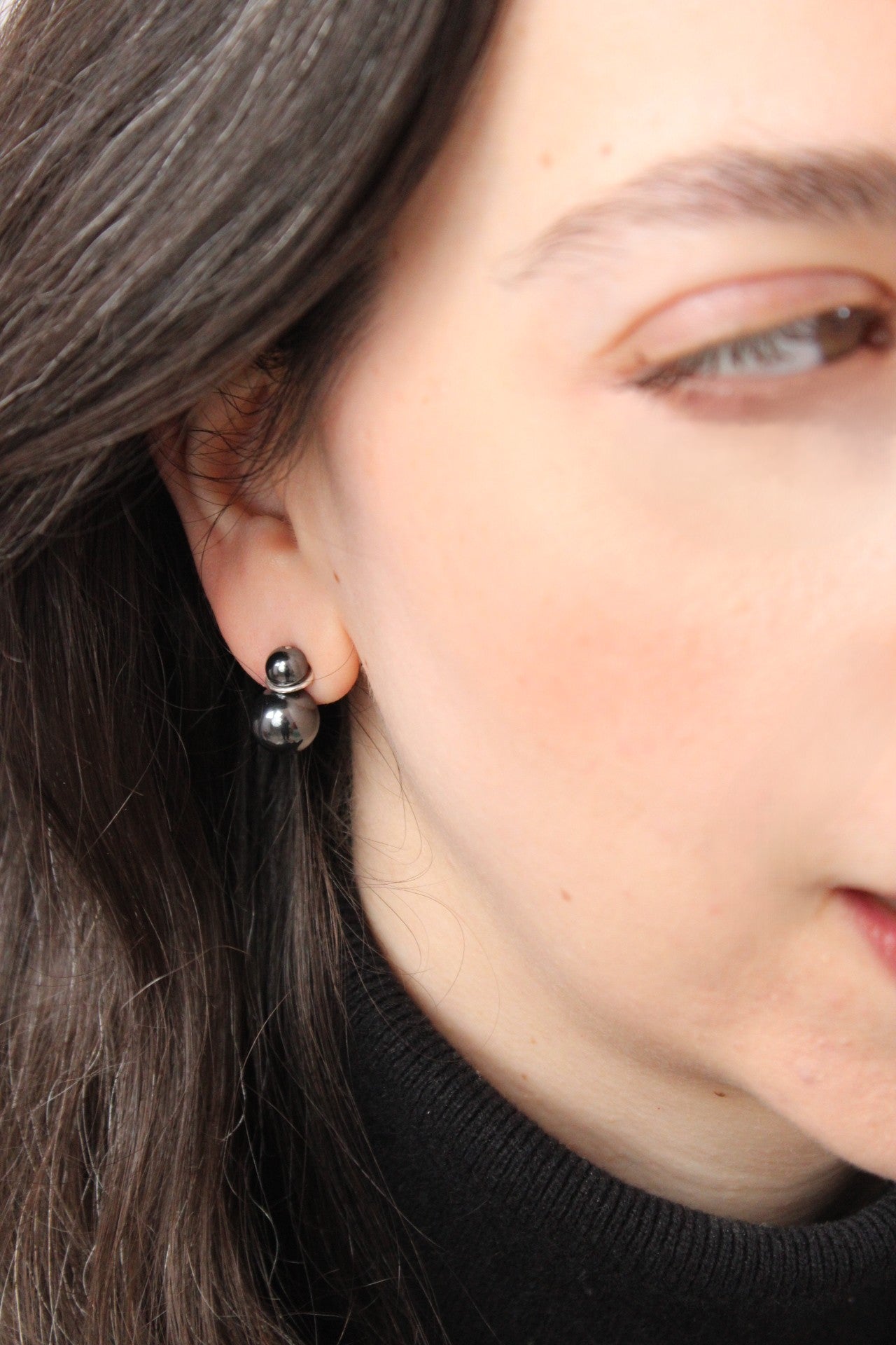 Double Pearls |Earrings|