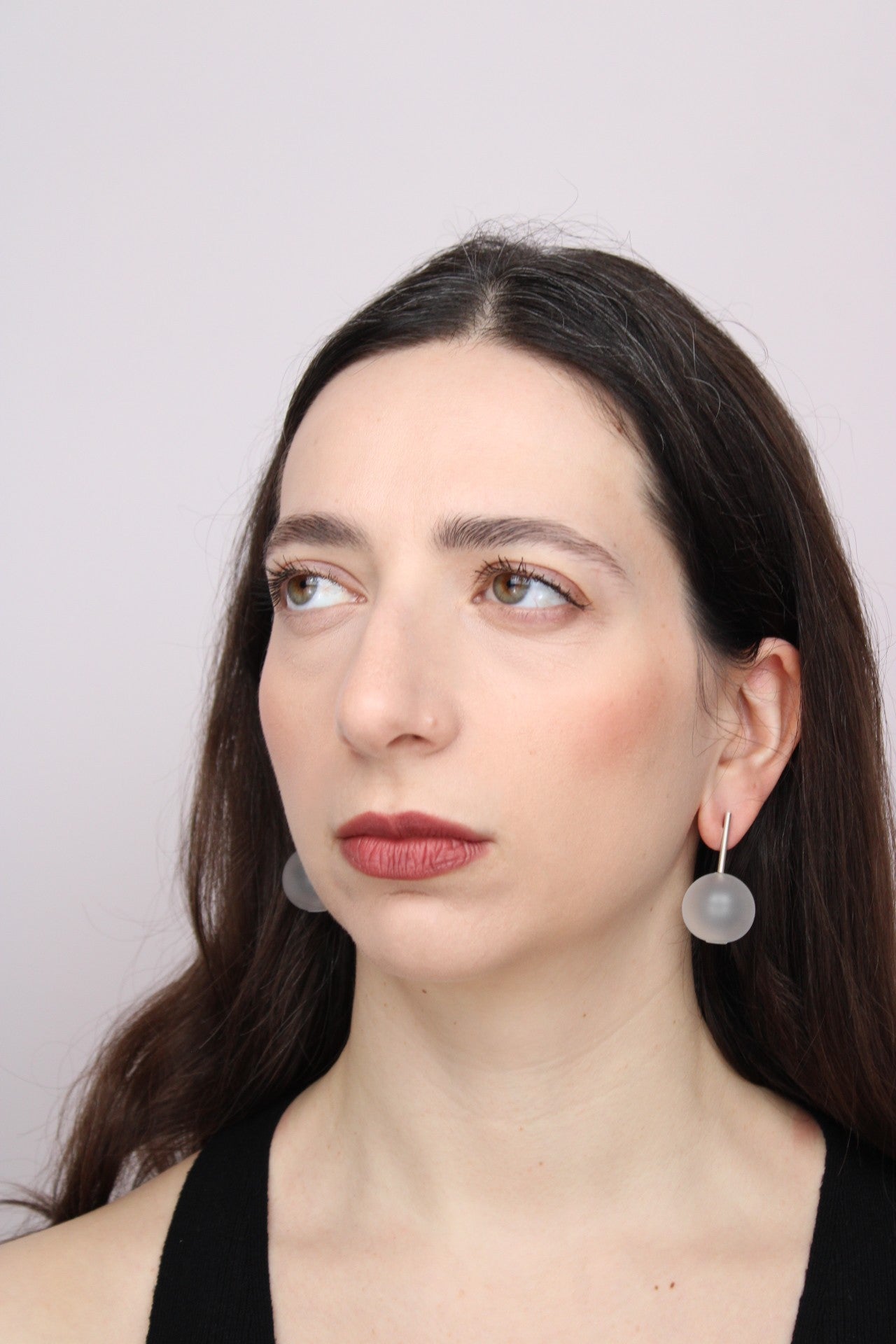 Agapurni NO.7 in Clear Opaque |Earrings|
