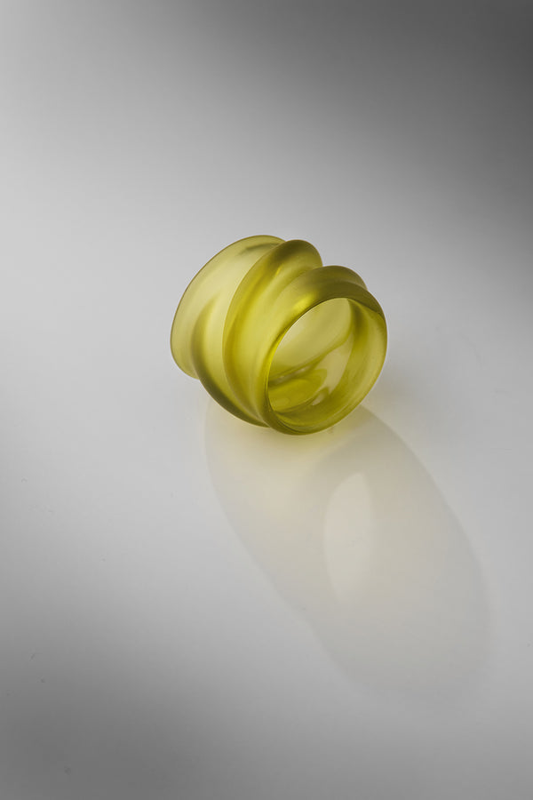 Agapurni NO.1 in Verde Oliva Opaque |Ring|