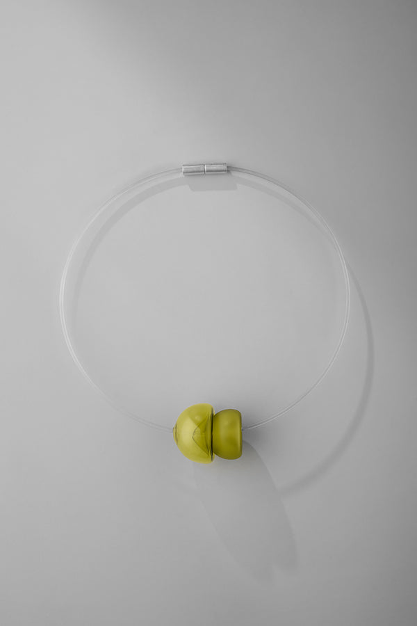 Agapurni NO.6 in Oliva Verde |Necklace|