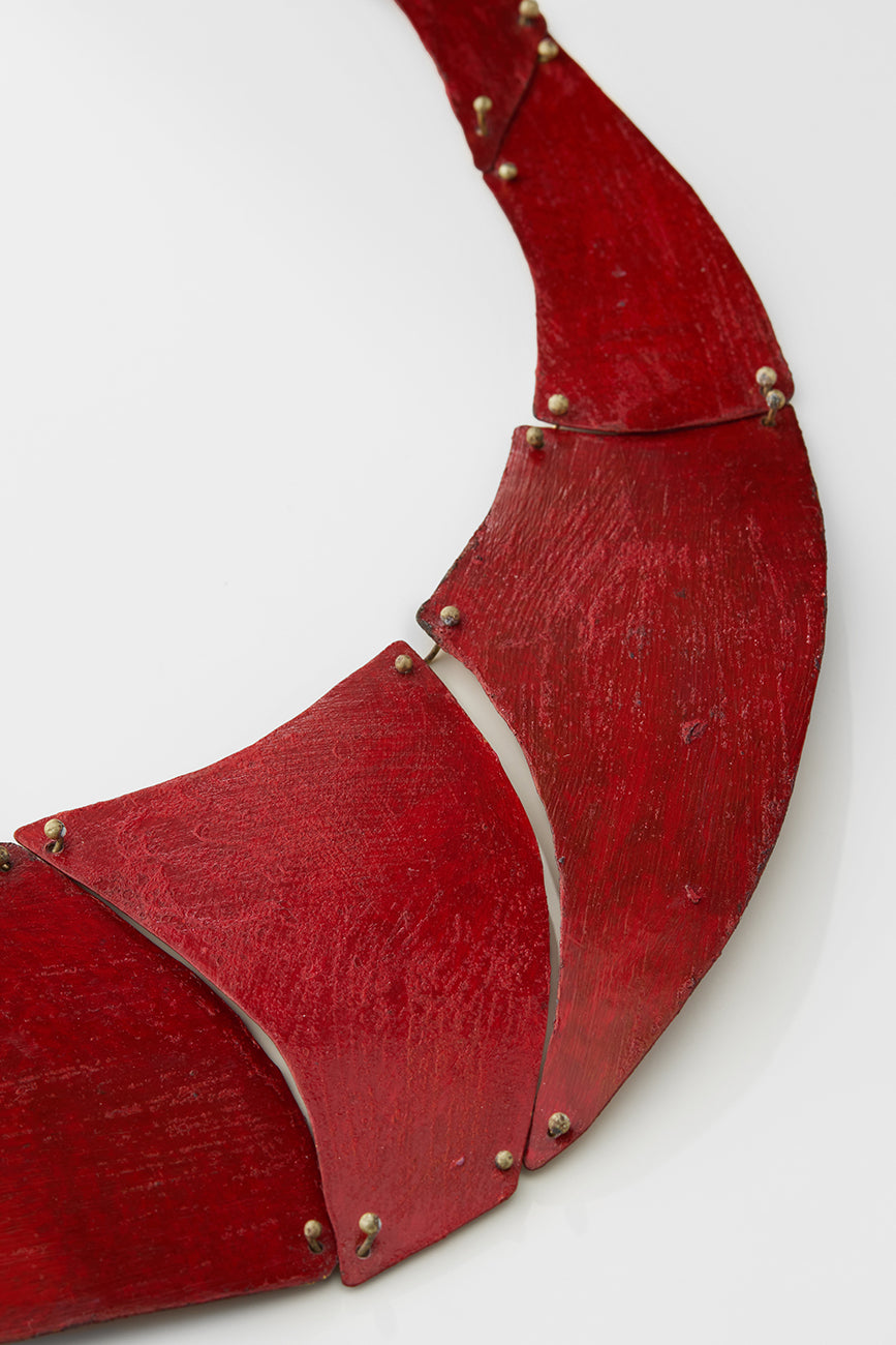 Harlequin in Red |Necklace|