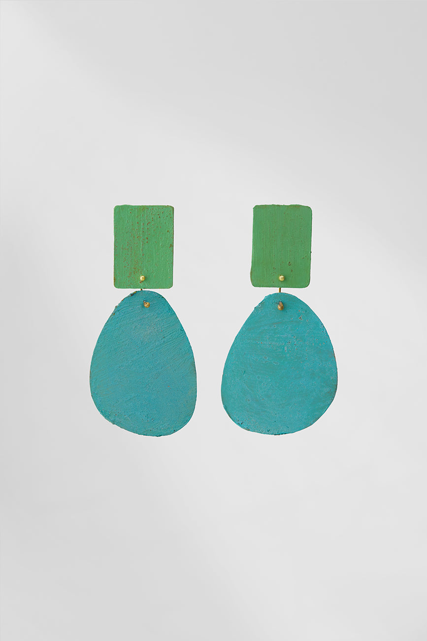 Astratto NO.2 in Atollo |Earrings|