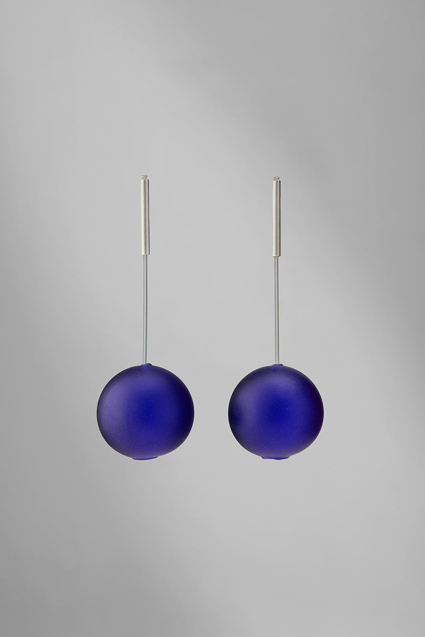 Agapurni NO.4 in Blue Opaque |Earrings|
