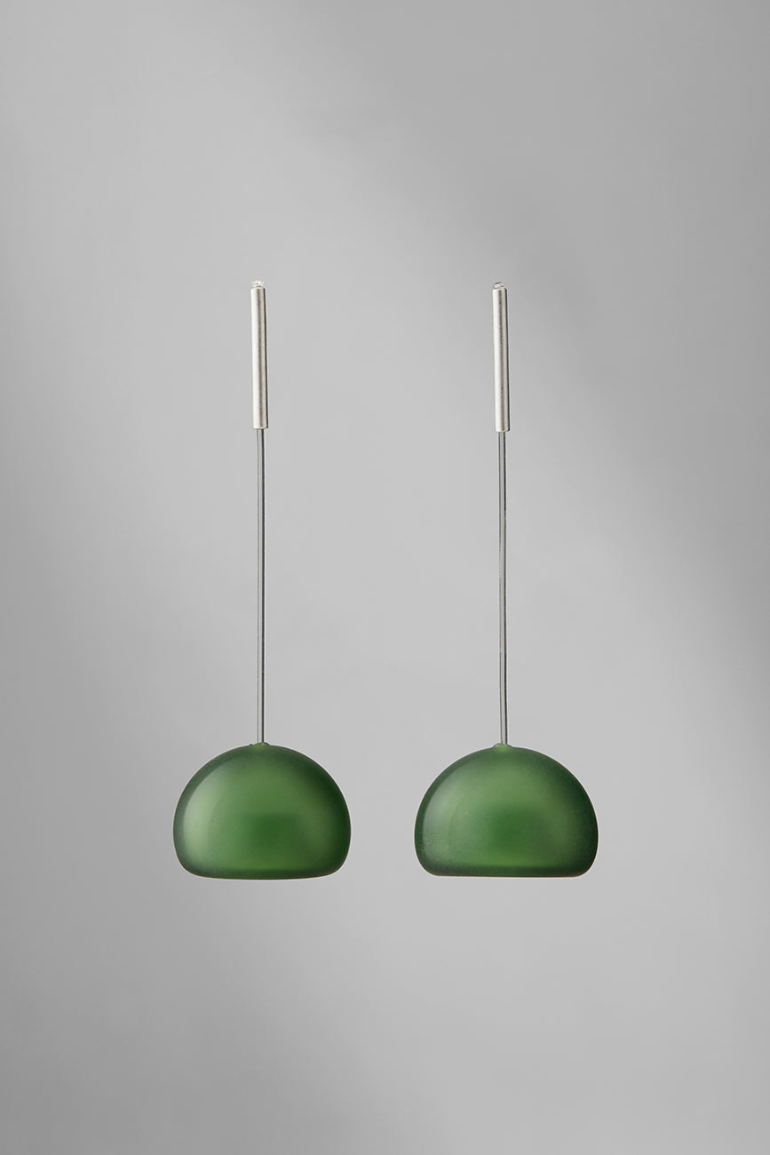 Agapurni NO.3 in Verderello Opaque |Earrings|