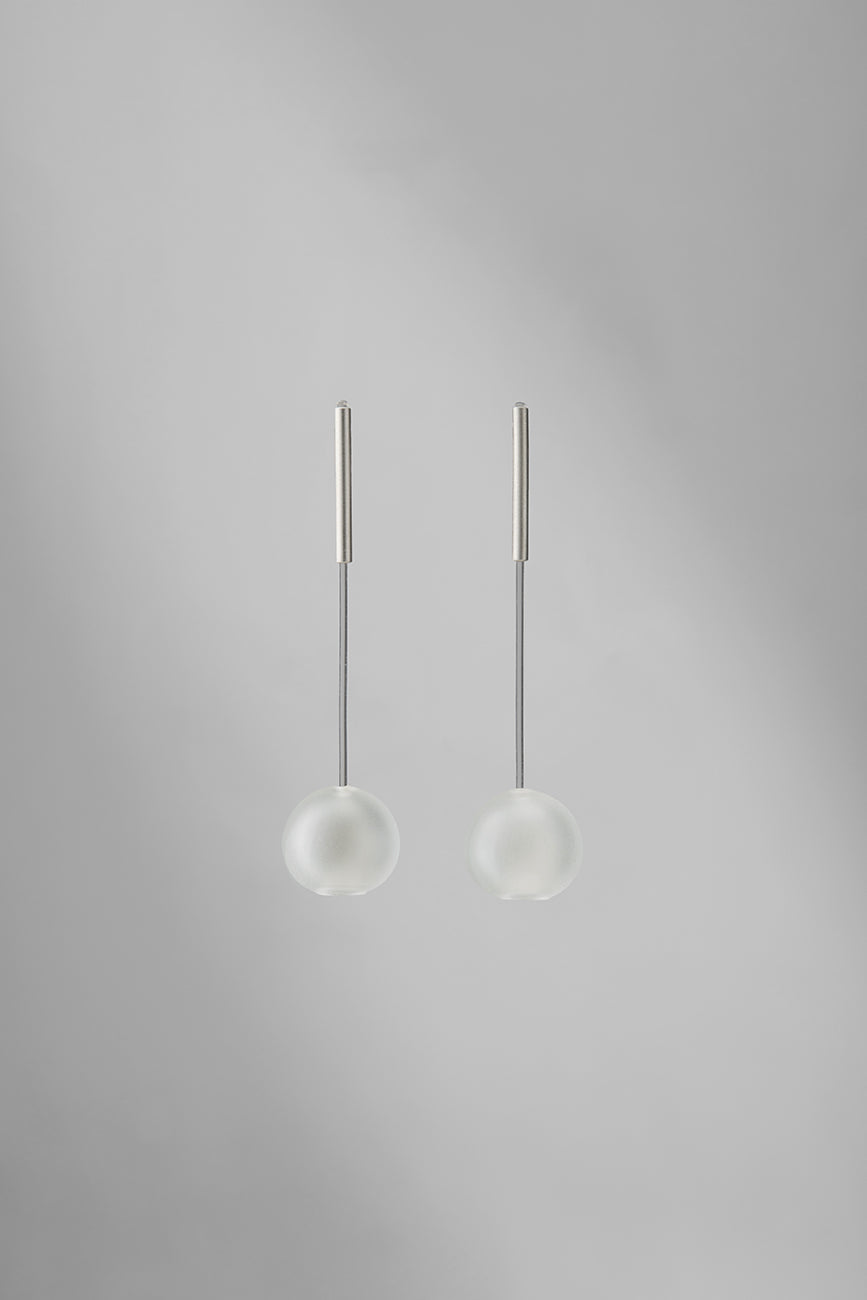 Agapurni NO.11 in Clear Opaque |Earrings|