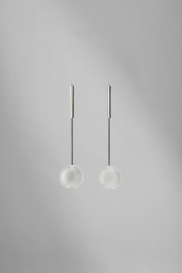 Agapurni NO.11 in Clear Opaque |Earrings|