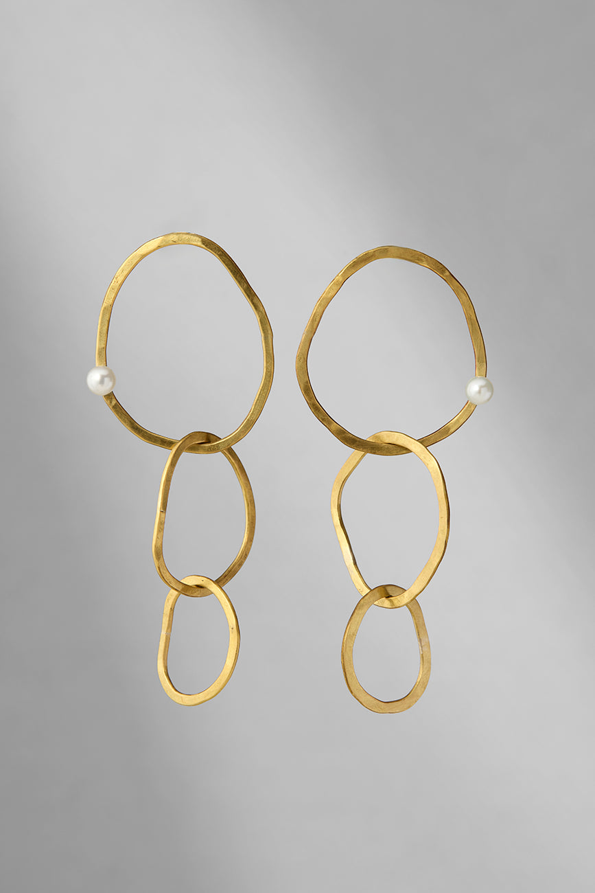 Forget-me-knot |Earrings|