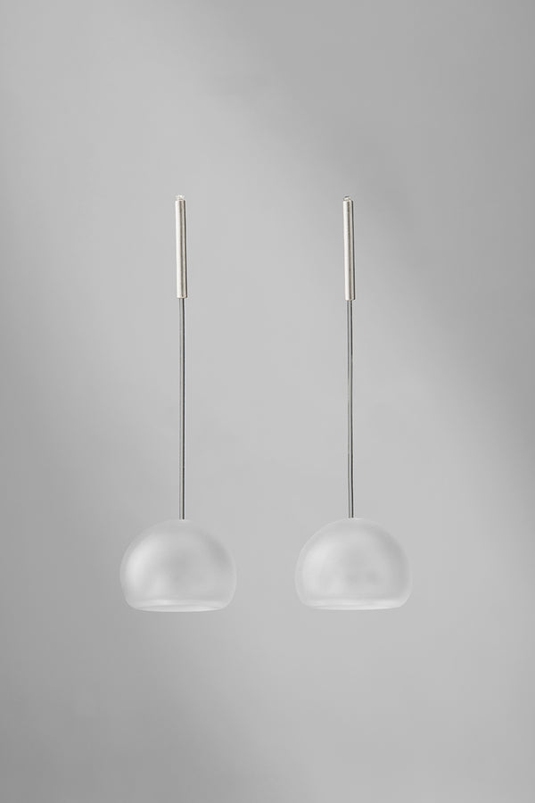 Agapurni NO.3 in Clear Opaque |Earrings|