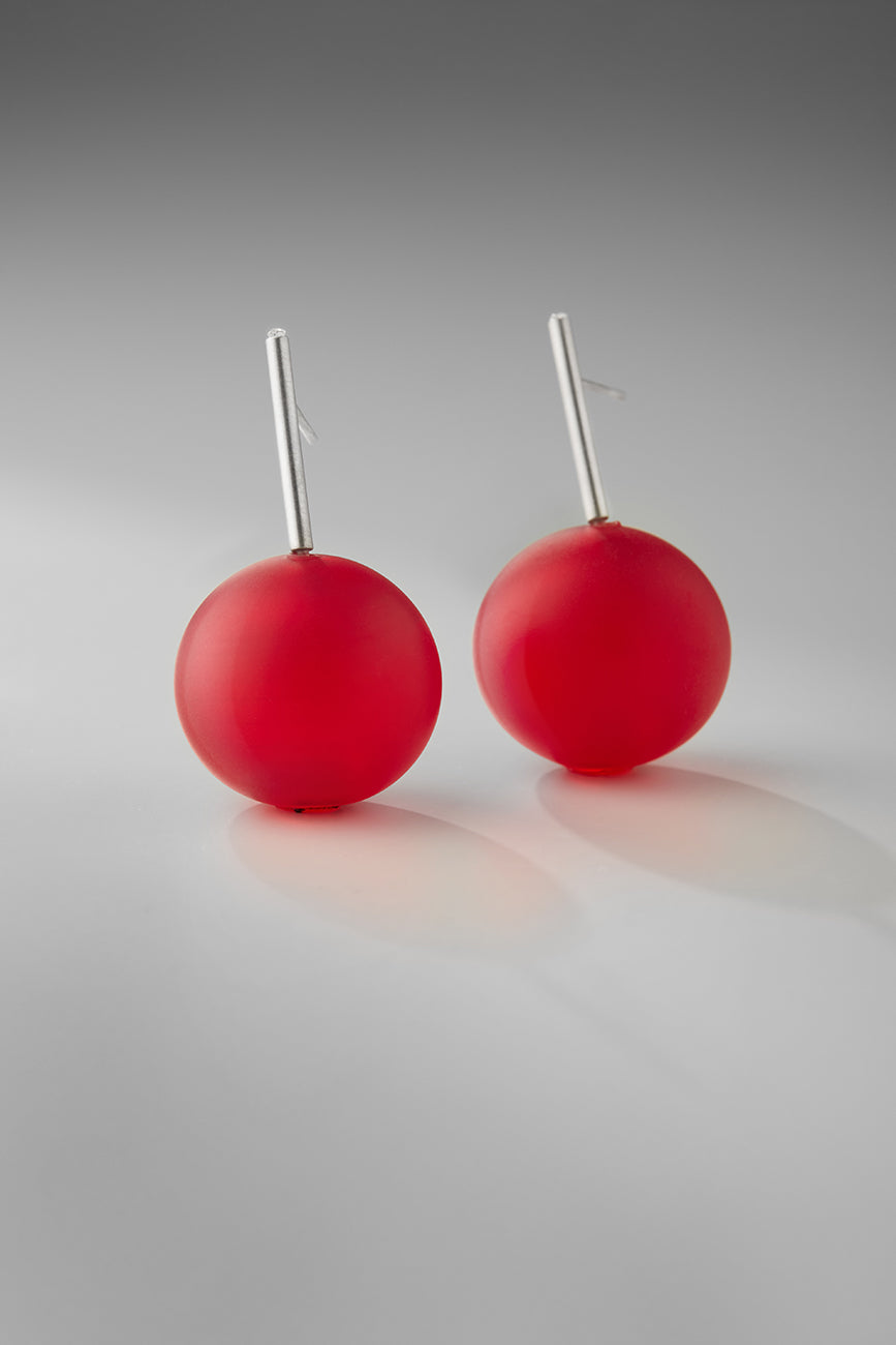 Agapurni NO.7 in Cereza Opaque |Earrings|