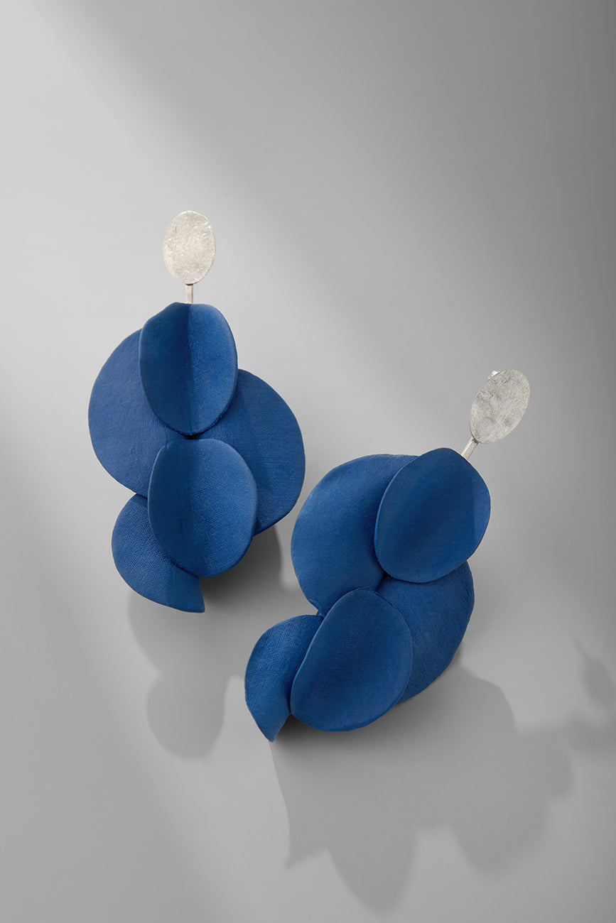 Orchidee In Blu |Earrings| - UNIQUE PIECE
