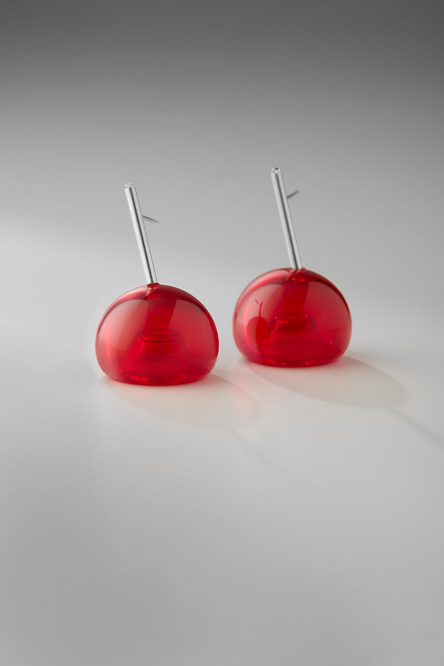 Agapurni NO.9 in Cereza Bright |Earrings|