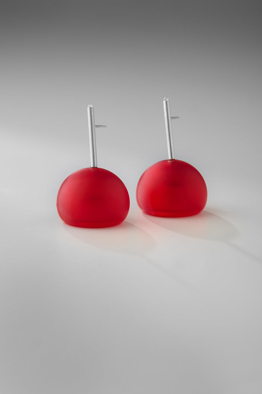 Agapurni NO.9 in Cereza Opaque |Earrings|